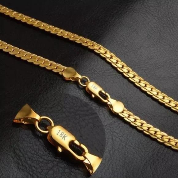 “20” SNAKE 18K GOLD NECKLACE - Picture 3 of 3
